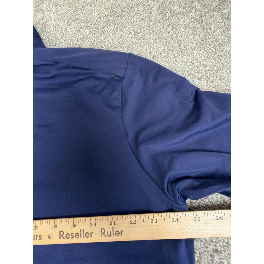 RLX Ralph Lauren Golf Jacket Mens XL Navy Windshirt 1/4 Zip Moisture Wicking - Picture 8 of 10